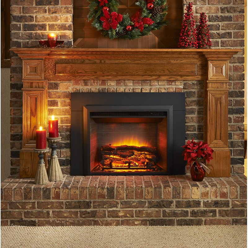 The Outdoor GreatRoom Company Wall Mounted Electric Fireplace Insert